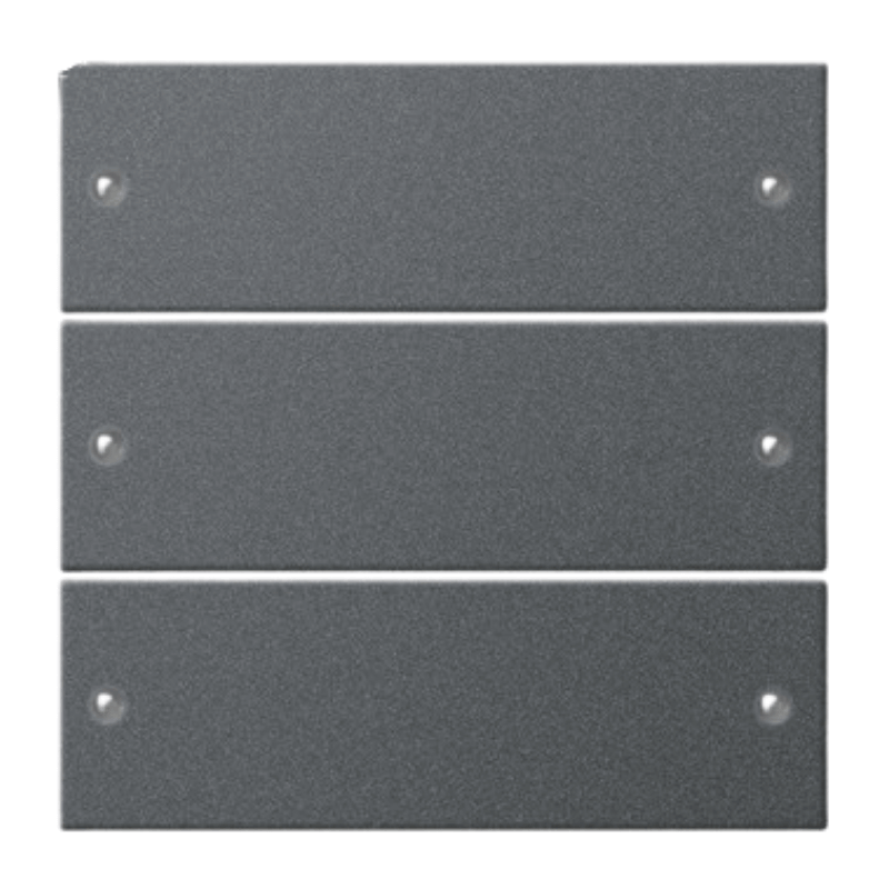 Gira TS3-Wippenset 218328 – System 55, 3-fach, anthrazit