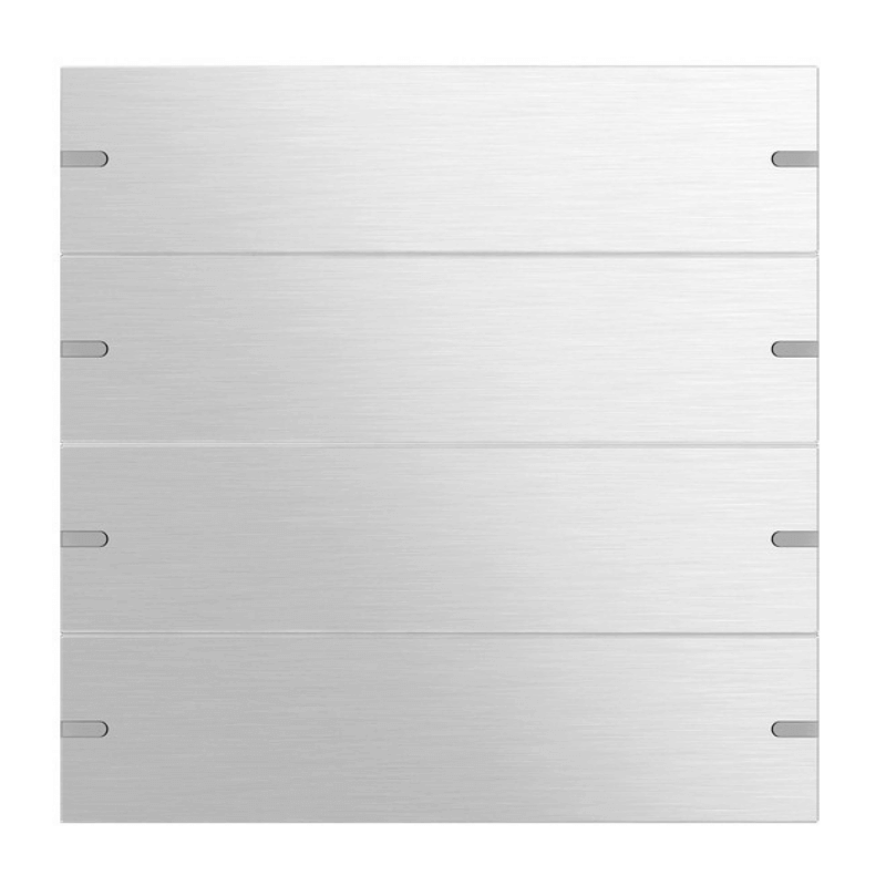 Gira Wippenset für Tastsensor 4 502417 – Tastsensor 4, 4-fach, aluminium