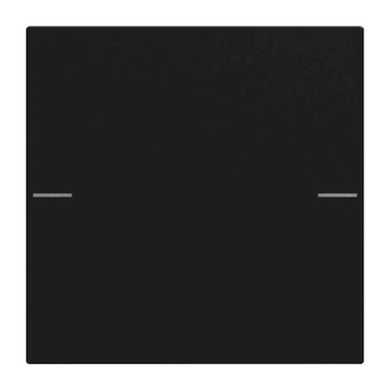 Gira Wippenset für Tastsensor 4 5751005 – System 55, 1-fach, schwarz matt