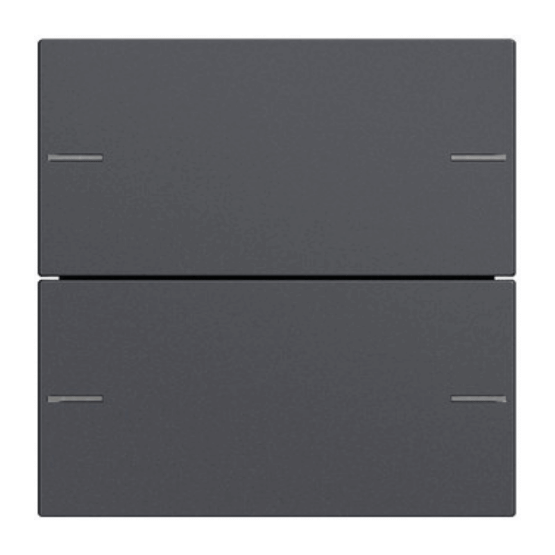 Gira Wippenset für Tastsensor 4 575228 – System 55, 2-fach, anthrazit
