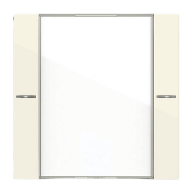 Gira Wippenset für Tastsensor 4 577101 – System 55, 1-fach, beschriftbar, cremeweiß glänzend