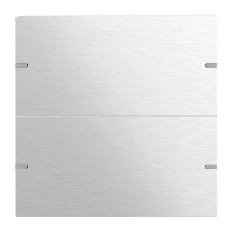 Gira Wippenset für Tastsensor 4 502217 – System 55, 2-fach, aluminium