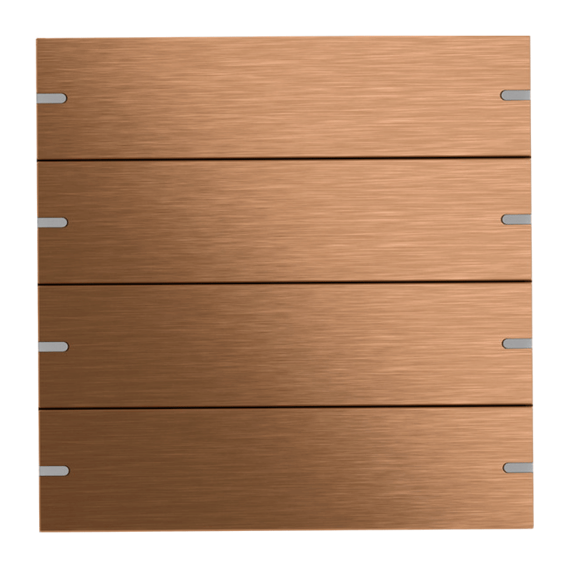 Gira Wippenset für Tastsensor 4 502438 – System 55, 4-fach, bronze
