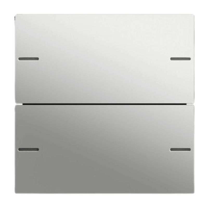 Gira Wippenset für Tastsensor 4 5752600 – System 55, 2-fach, edelstahl