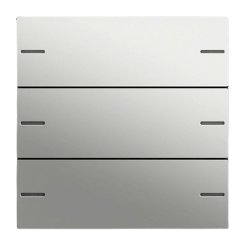 Gira Wippenset für Tastsensor 4 5753600 – System 55, 3-fach, edelstahl