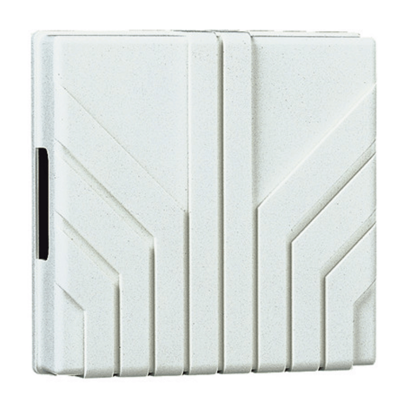 Grothe 44265 elektromechanischer Gong – Typ 265, Batterie, weiß