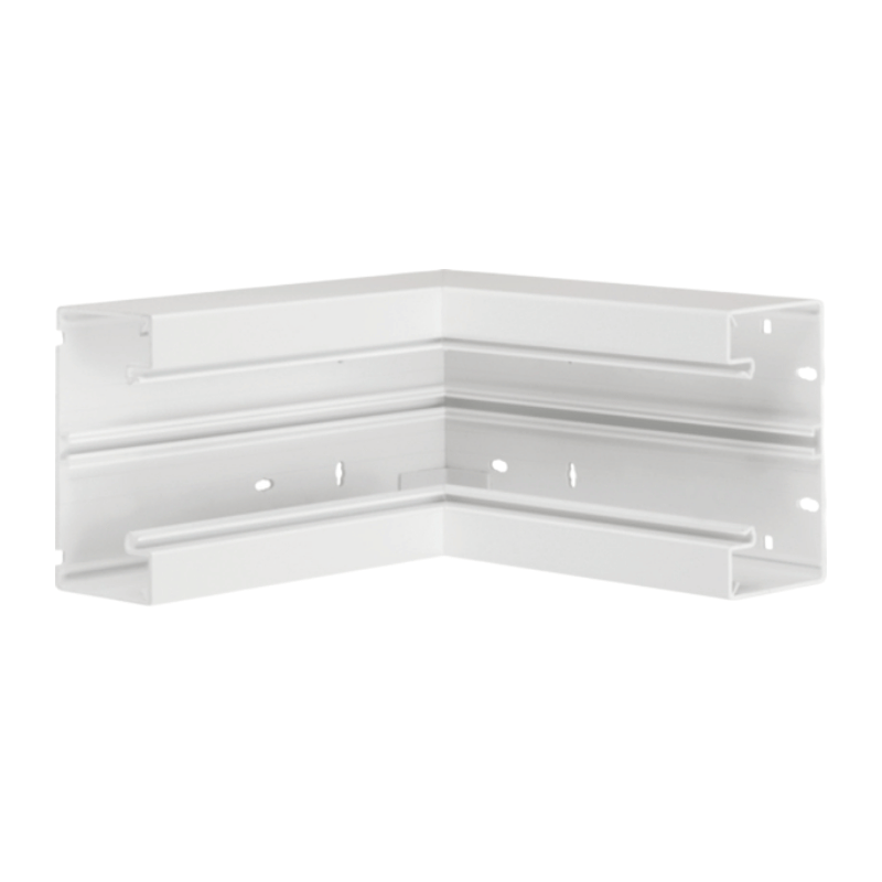 Hager BR6513049016 Brüstungskanal-Inneneck 80 mm – tehalit, Kunststoff, verkehrsweiß