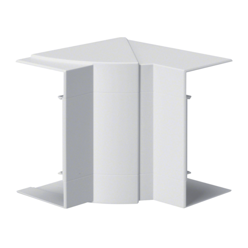 Hager BR651304H9016 Brüstungskanal-Inneneck – tehalit, Kunststoff, 65×130 mm, verkehrsweiß