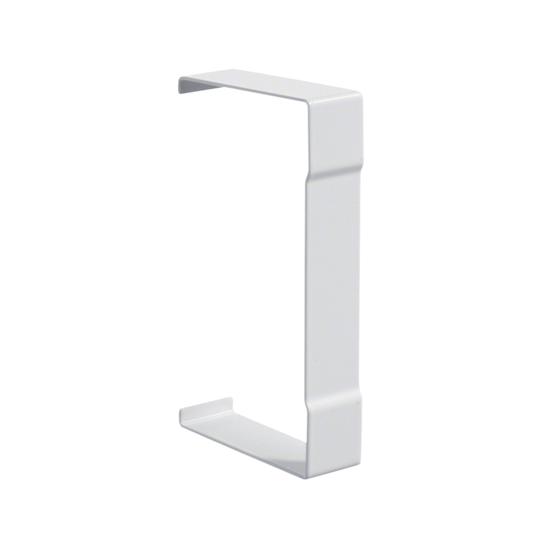 Hager BR6513079016 Brüstungskanal-Schnittkaschierung – 65x130 mm, Tehalit, Stahlblech, verkehrsweiß