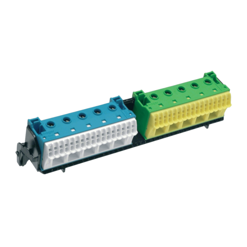 Hager FZ383 Klemmenträger – universZ, QuickConnect, 2x 22 Klemmen, waagerecht