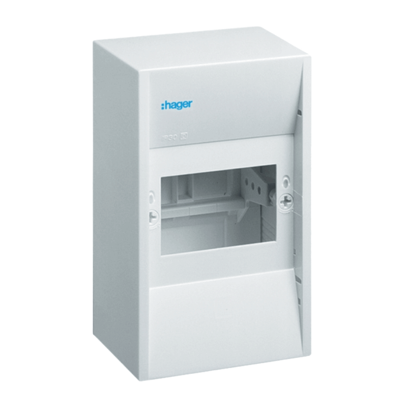 Hager GD104N Miniverteiler – gamma, 4 Modul, IP30, 1xPE, 1xN