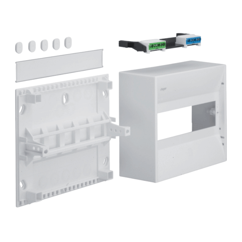 Hager GD110N Miniverteiler – gamma, 10 Modul, IP30, 1xPE, 1xN