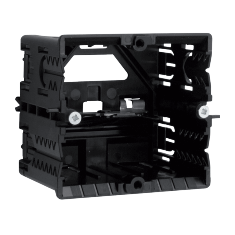Hager GLS5500 Geräteeinbaudose C-Profil – 1-fach, für Schalterprogramme, schwarz