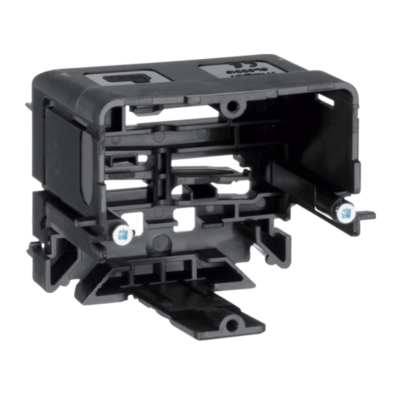 Hager GLS5510 Geräteeinbaudose C-Profil – 1-fach, für Datentechnik, schwarz