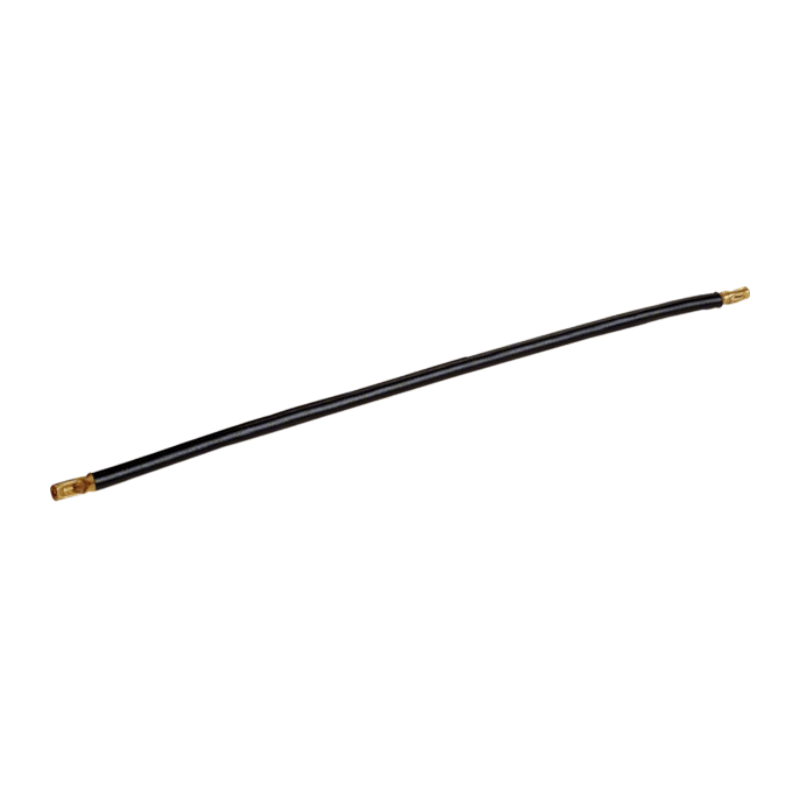 Hager K67E Kabelbrücke 250 mm – NYAF, 6 mm², Stiftkabelschuh, schwarz