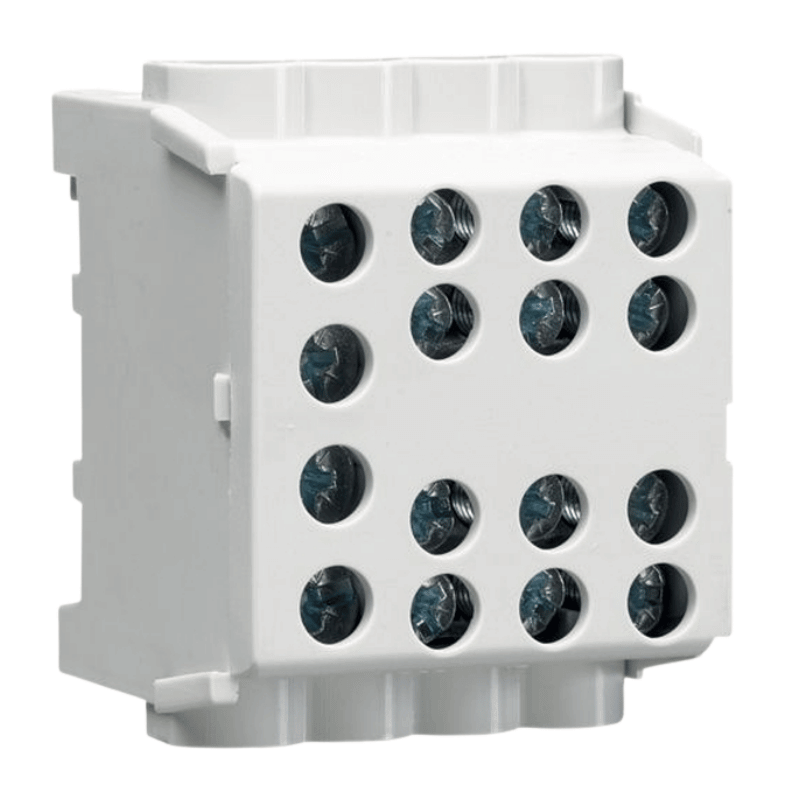 Hager KH35L8 Hauptleitungsabzweigklemme – 1-polig, 2×35-6×25 mm², grau