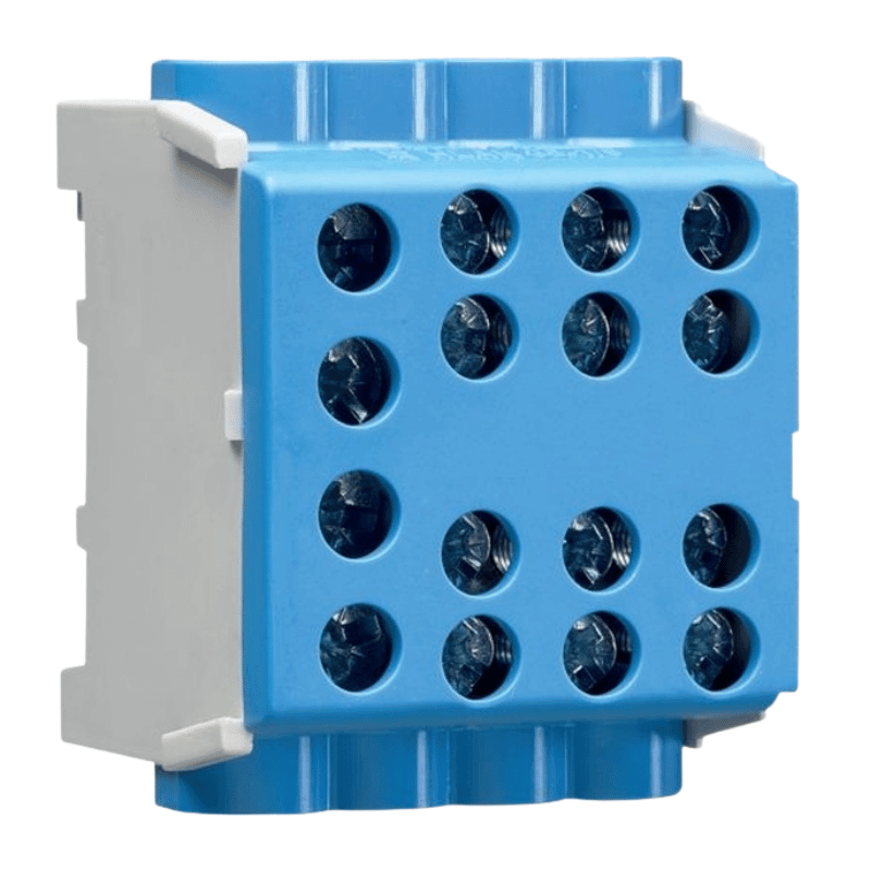 Hager KH35N8 Hauptleitungsabzweigklemme – 1-polig, 2×35–6×25 mm², IP20, blau