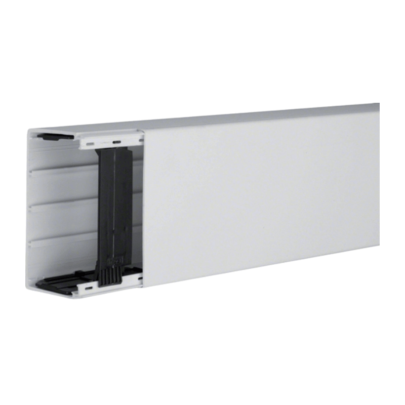 Hager LF6011007035 Leitungsführungskanal 60x110 mm – Tehalit, Kunststoff, lichtgrau