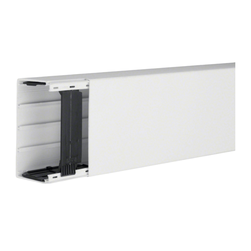 Hager LF6011009016 Leitungsführungskanal 60x110 mm – Tehalit, Kunststoff, verkehrsweiß