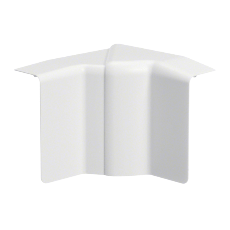 Hager SL2005549016 Sockelleistenkanal-Inneneck 20×55 mm – tehalit, einstellbar, verkehrsweiß