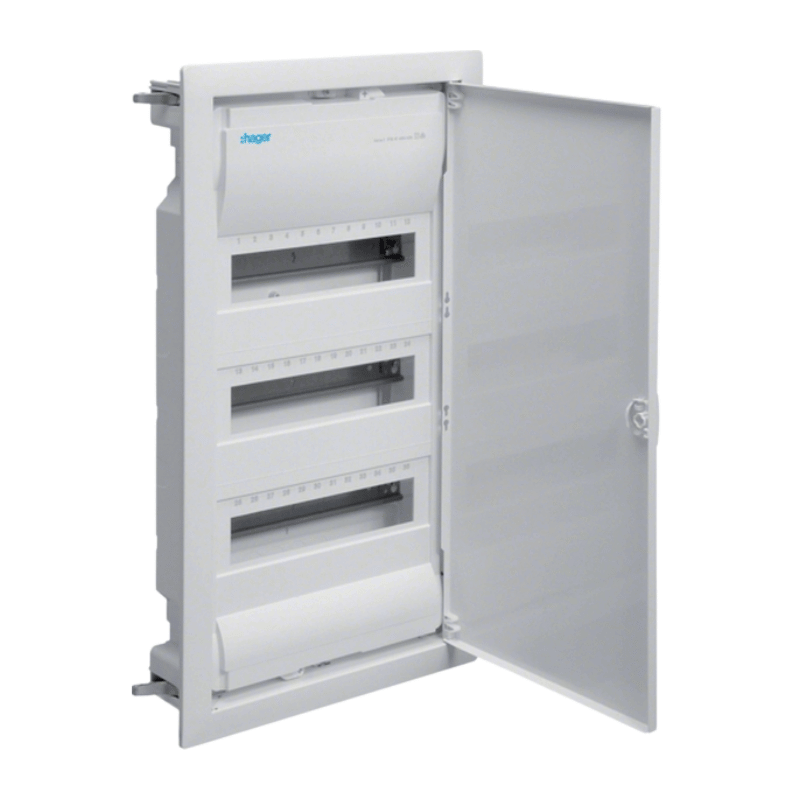 Hager VH36NC Kleinverteiler – Volta HWV, 3x12PLE, IP30, Stahlblechtür