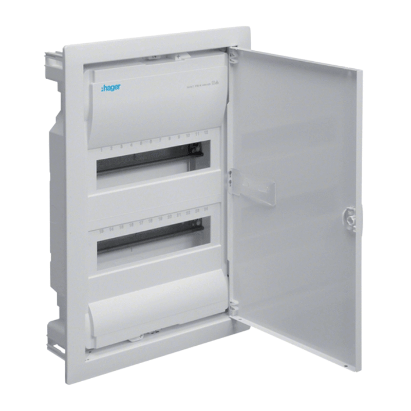 Hager VU24NC Kleinverteiler – Volta UPV, 2x12PLE, IP30, mit Tür