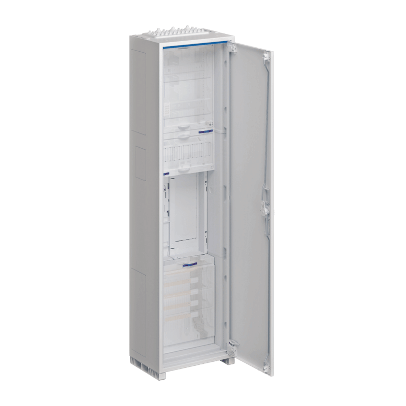Hager Komplettschrank ZB31ET21W1 – 1100 mm, universZ, 1 Zähler, BKE‑I, 1‑feldig