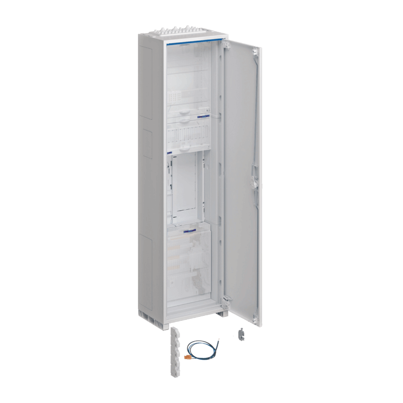 Hager Zählerschrank eHZ ZB31SET1LS – 1100 mm, universZ, 1 Zähler, BKE‑I OKK, ESA, 1‑feldig