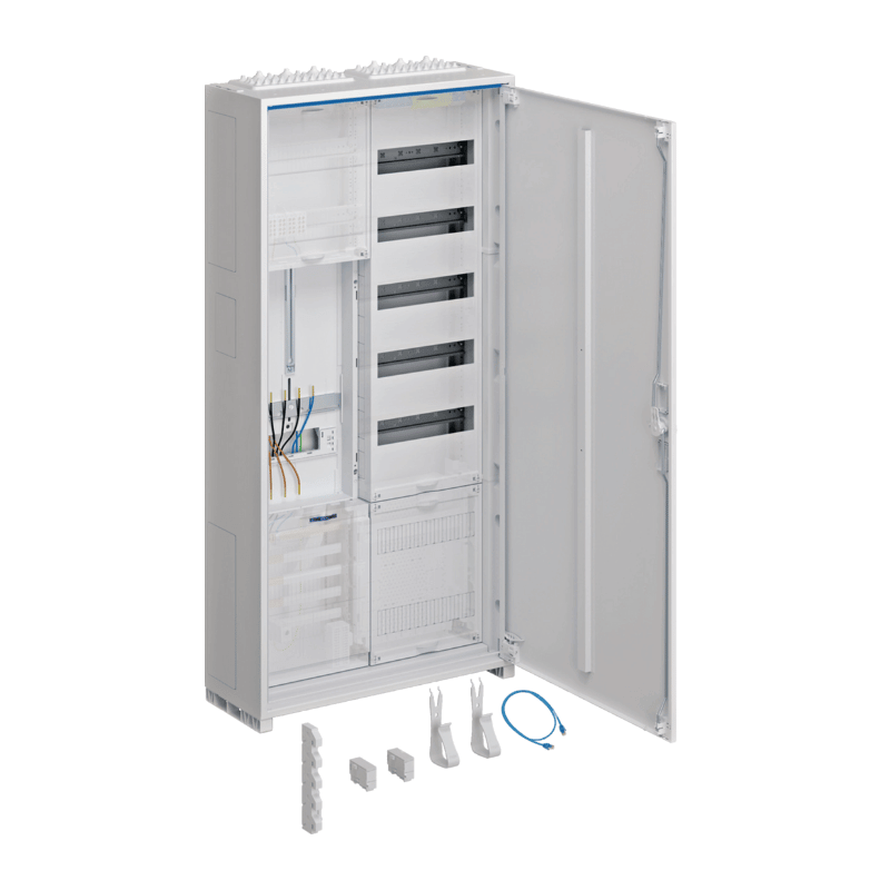 Hager Komplettschrank ZB321X15 – 1100 mm, universZ, 1 Zähler, 3‑Punkt VT5 APZ, 2‑feldig, ESA