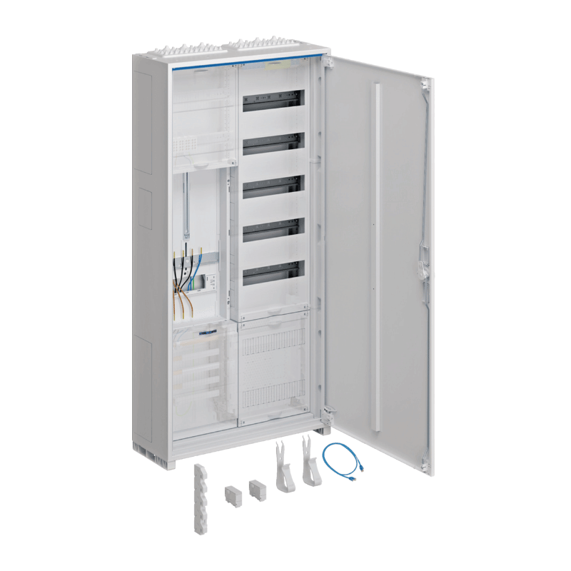 Hager Komplettschrank ZB322A15–  1100 mm, universZ, 1 Zähler, 3‑Punkt VT5 APZ, 2‑feldig, ESA
