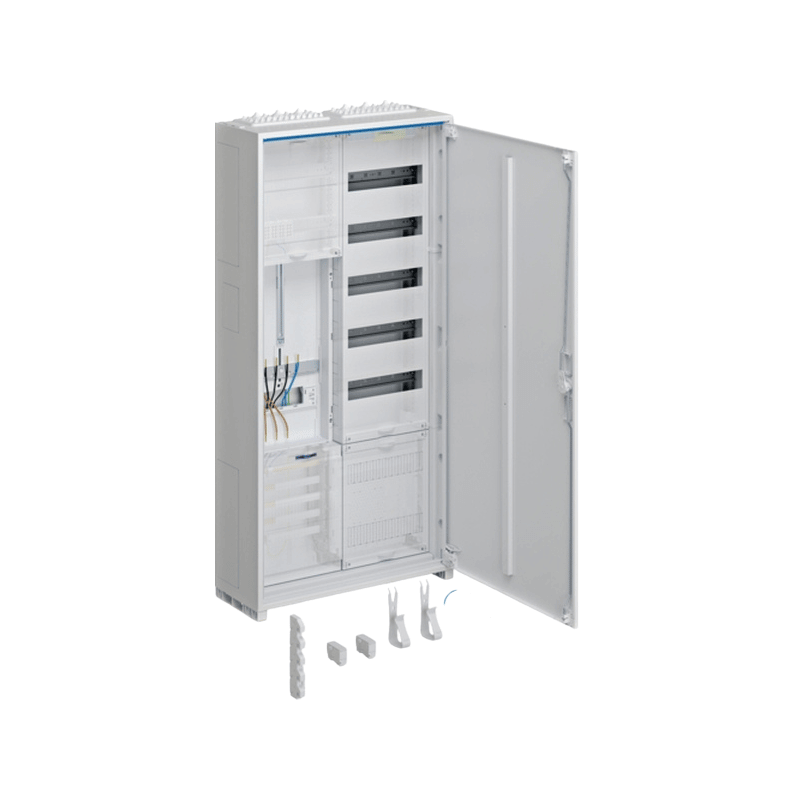 Hager ZB322P15 Komplett‑Zählerschrank 1100 mm – universZ, 1 Zähler, 3‑Punkt VT5 APZ, 2‑feldig, ESA, IP44