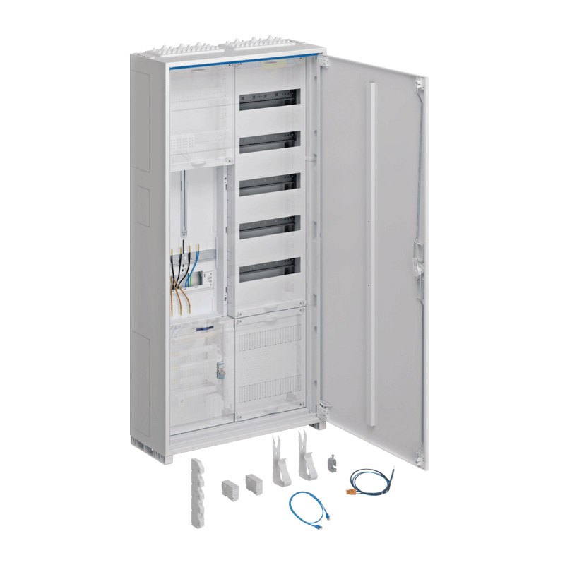 Hager Komplettschrank ZB322U15LS – 1100 mm, universZ, 1 Zähler, 3‑Punkt VT5 APZ, 2‑feldig, ESA