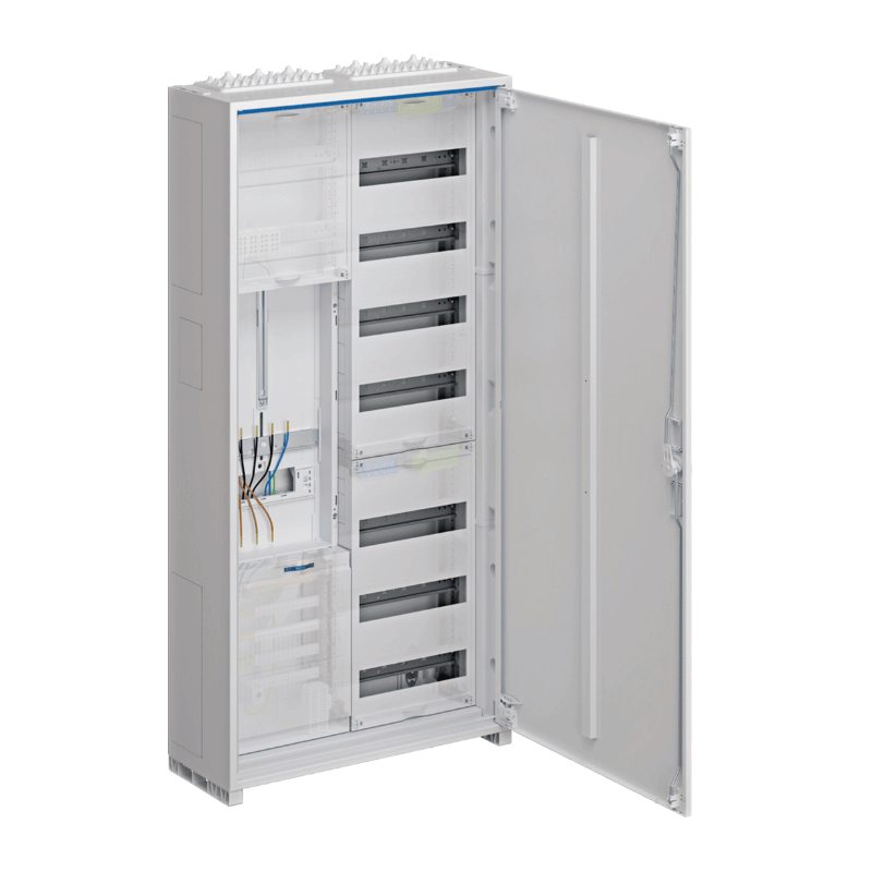 Hager Komplettschrank ZB322U16N – 1100x550 mm, universZ, 1 Zähler, VF‑7rh, 2‑feldig