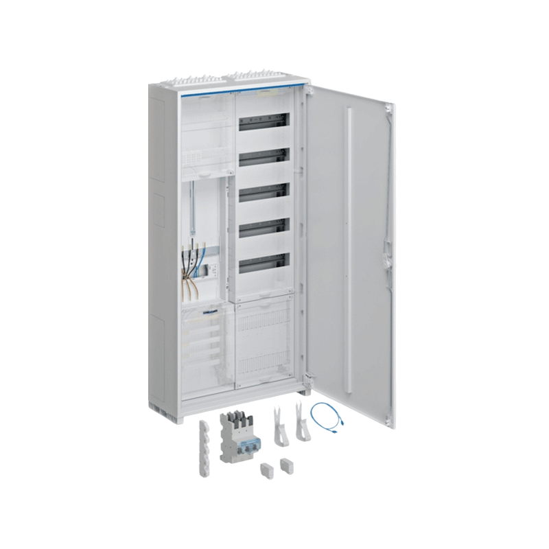 Hager ZB323T15A Komplett‑Zählerschrank 1100x550 mm – universZ, 1 Zähler, 3‑Punkt VT5 APZ, SLS 63A, ESA, IP44
