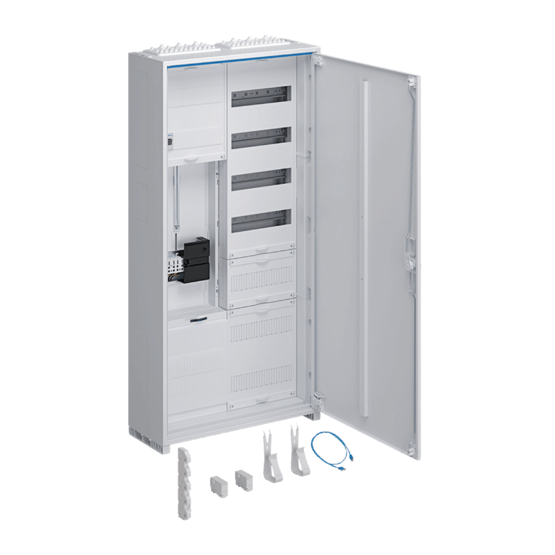 Hager Komplettschrank ZB325C15LS  – 1100x550 mm, universZ, 1 Zähler, VF‑5rh APZ, 2‑feldig, NRM