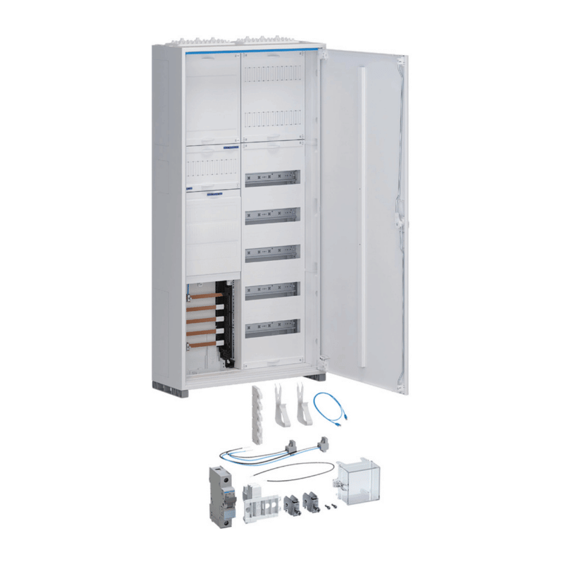 Hager Zählerschrank eHZ ZB32SEA15 – 1100 mm, universZ, 1 Zähler, BKE-I OKK, VT5 APZ, HLAK-5p, 2-feldig