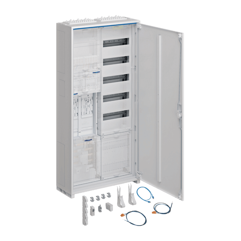 Hager Zählerschrank eHZ ZB32SET25LS  – 1100 mm, universZ, 2 Zähler, BKE‑I OKK, VT5 APZ, 2‑feldig, ESA