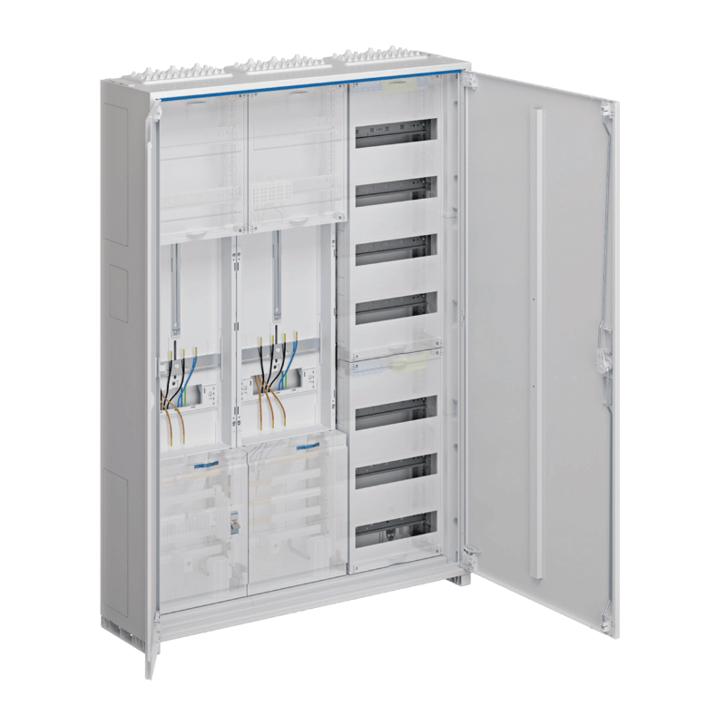 Hager Komplettschrank ZB331X18N – 1100x800 mm, universZ, 1 Zähler, SG VF‑7rh, 3‑feldig, Thüringen