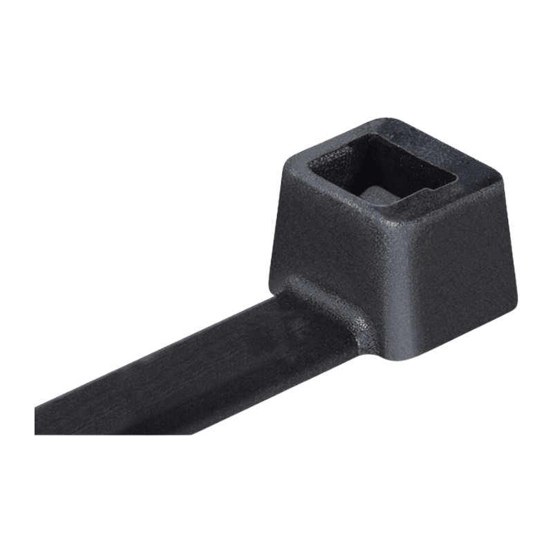 HellermannTyton UB100A-B Kabelbinder 2,5x100 mm – schwarz, 100 Stück