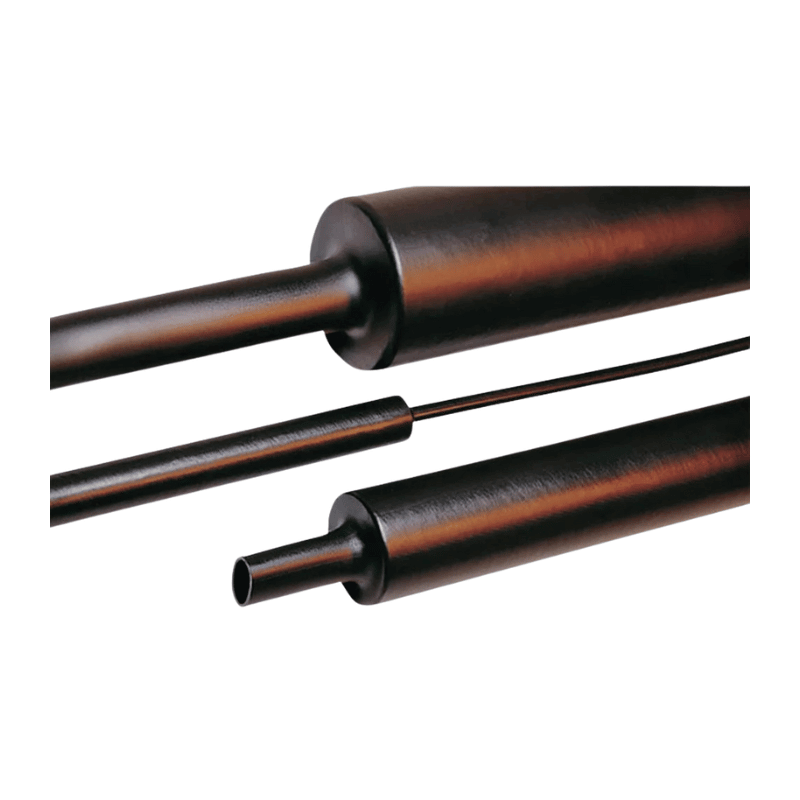HellermannTyton MA47 19,0/6,0PEX Warmschrumpfschlauch 100 cm – 3:1, schwarz