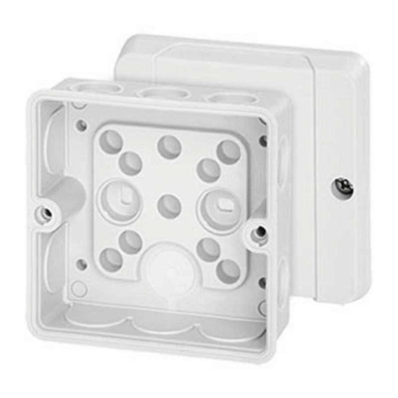 Hensel DE9321 Kabelabzweigdose – Serie D, leer, weiß, 88×88 mm