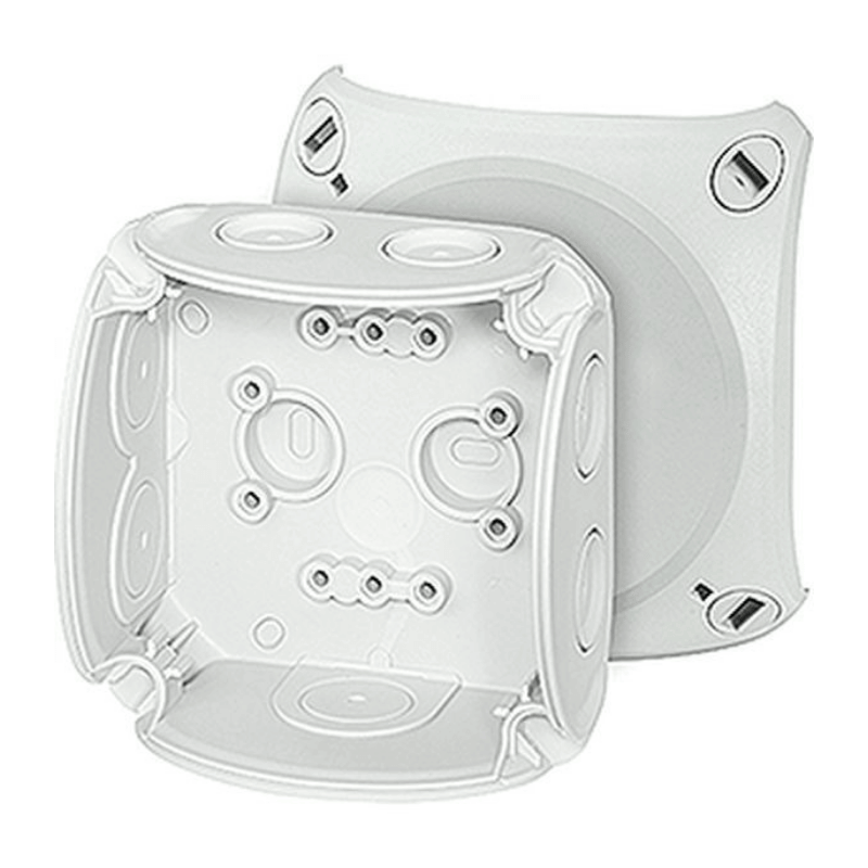 Hensel DK0200G Kabelabzweigkasten – Serie DK, 93×93×62 mm, grau, 2,5 mm², 5 Stück