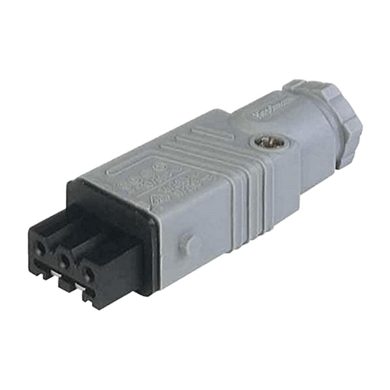 Hirschmann 932140-106 Leitungsverbinder – Kupplung, STAK3N, grau