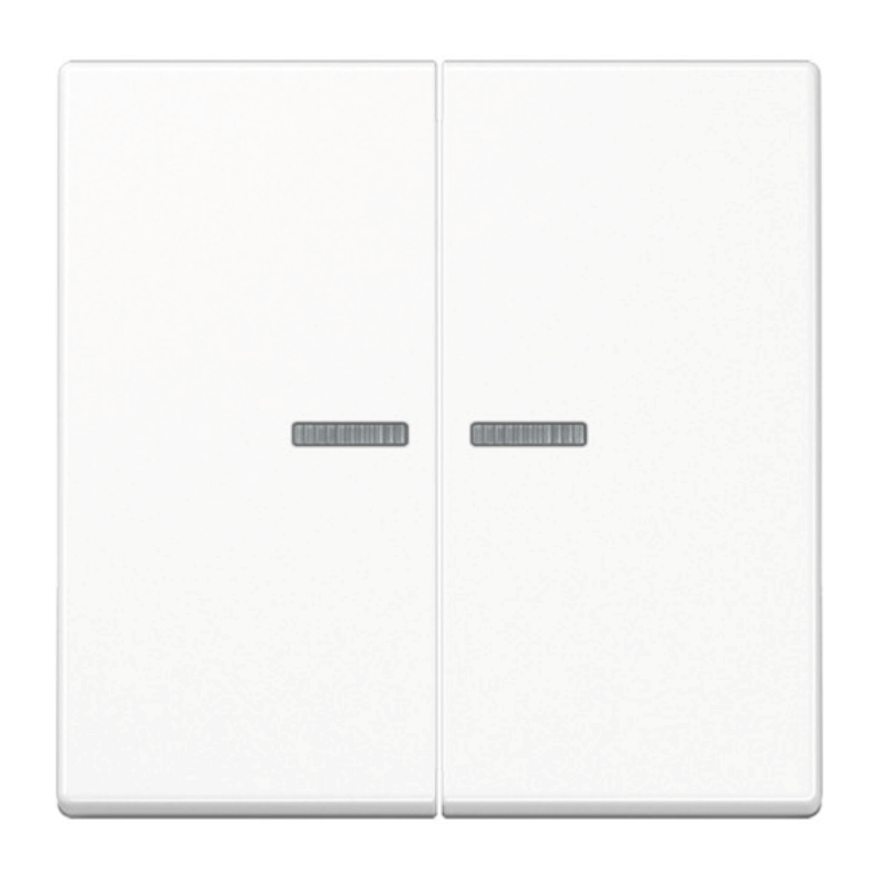 Jung A102KO5WW KNX-Kontrollwippe – A, 2-fach, alpinweiß