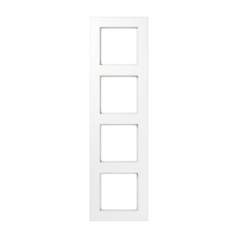 Jung A5584BFWW Rahmen – 550, 4-fach, alpinweiß