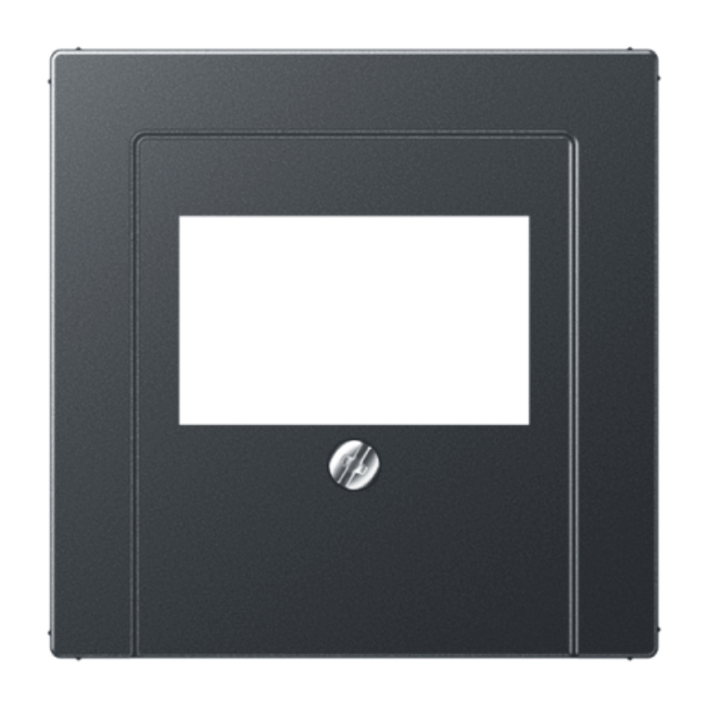 Jung A569BFPLTANM Abdeckung Telefondosen – A, TAE, lackiert, anthrazit matt