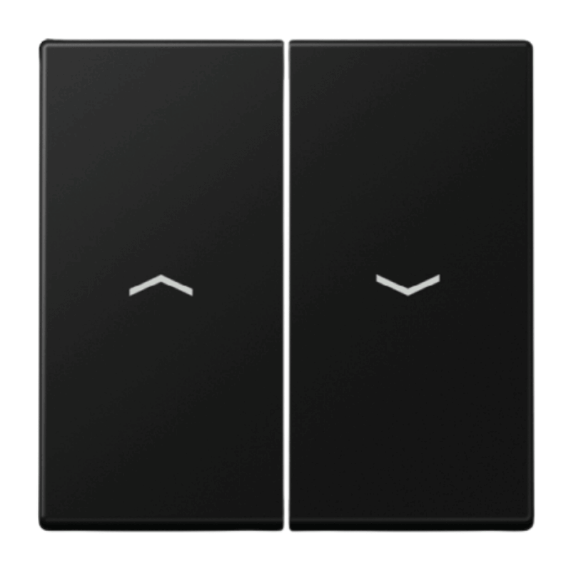 Jung A595PSWM Wippe – A, 2-fach, Pfeilsymbole, graphitschwarz matt