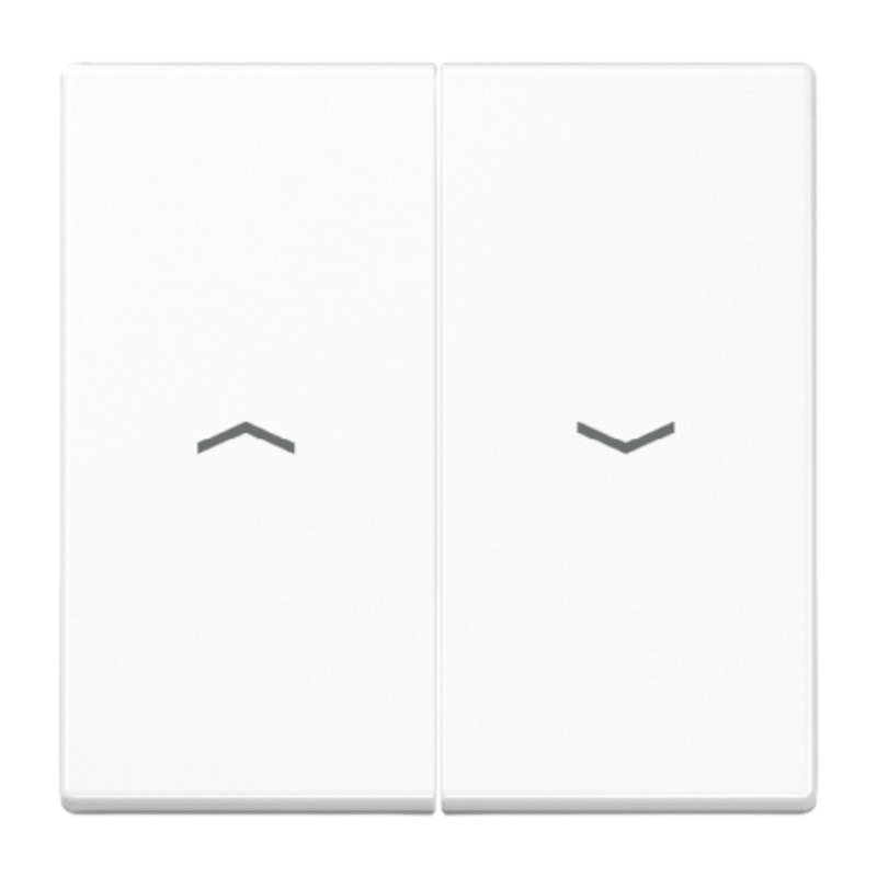 Jung A595PWW Jalousiewippe – A, 2-fach, alpinweiß