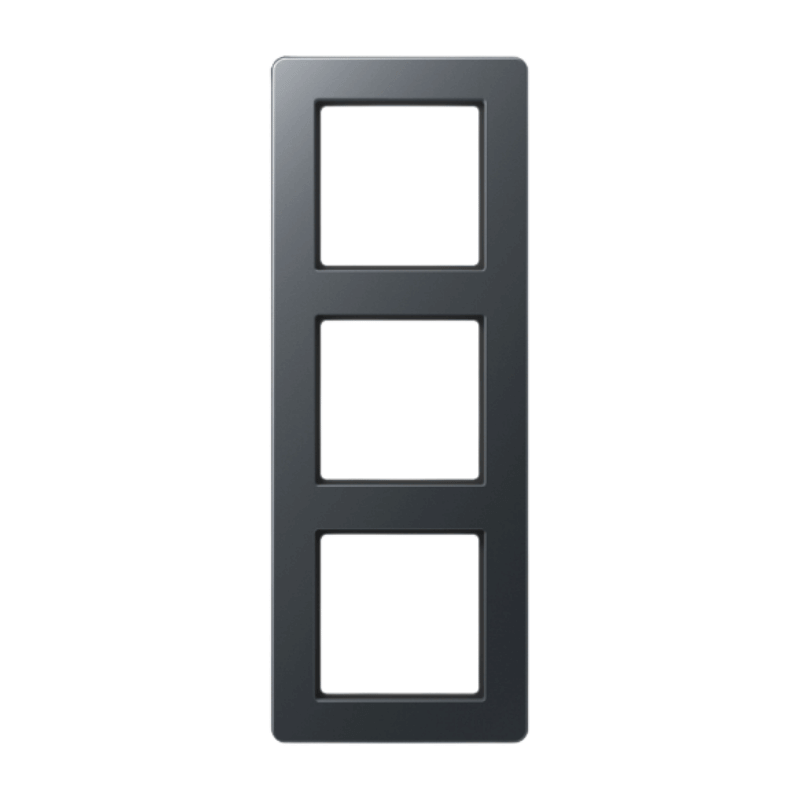 Jung AF583BFANM Rahmen – Flow, 3-fach, lackiert, anthrazit matt