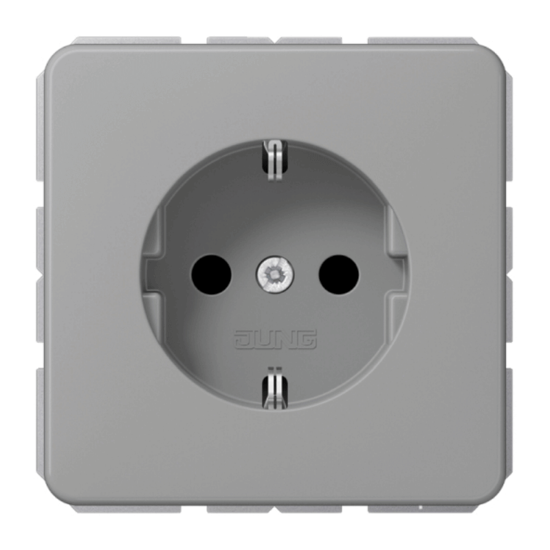Jung CD1520GR Schuko-Steckdose – CD, grau